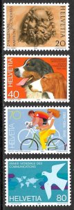 SWITZERLAND 1983 Anniversaries and Events Set Sc 740-743 MNH