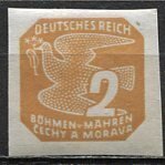 Czechoslovakia - Bohemia & Moravia; 1943: Sc. # P11: MNH Single Stamp
