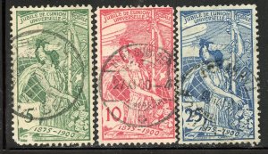 Switzerland #98-100, Used.