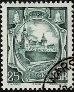 1955 Poland Scott Catalog Number 705 Used