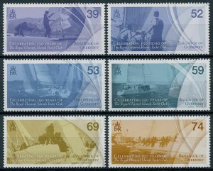 Guernsey 2012 MNH Sailing Stamps Royal Channel Islands Yacht Club Sports 6v Set