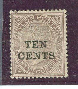 Ceylon #102 Unused