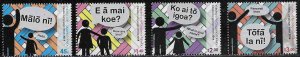 Tokelau Scott #'s 431 - 434 MNH