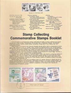 US SC#SP741 Stamp Collecting Souvenir Page (#2201a)