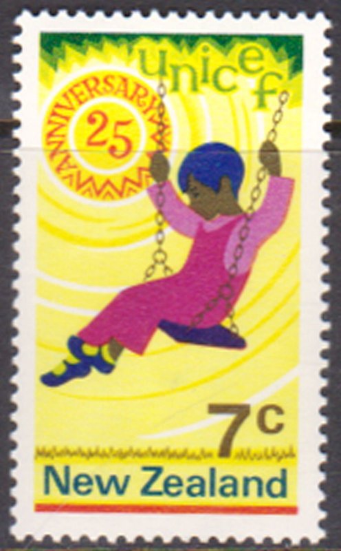 NEW ZEALAND - 1971 25th ANNIVERSARY OF UNICEF - 1V - MINT NH