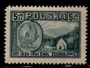 Poland Scott B55 MNH** semi postal stamp