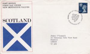6/11/1974 UK GB FDC - Regionals - Scotland - Edinburgh Special Postmark #A1