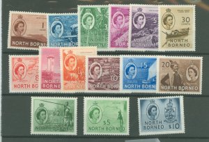 North Borneo #261-275  Single (Complete Set)