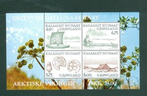 Greenland. 1999 Souvenir Sheet Mnh. Arctic Vikings # I.  Engr: Kuhlmann.Sc# 354a