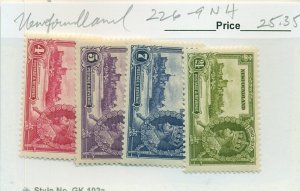NEWFOUNDLAND #226-9, Mint Never Hinged, Scott $25.35