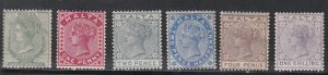 Malta # 8-13, Queen Victoria, Mint Hinged, 1/2 of Hinged Cat.