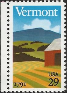 # 2533 MINT NEVER HINGED VERMONT STATEHOOD BICENTENIAL