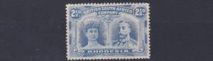 RHODESIA  1910 - 13   SG 131    2 1/2D   ULTRAMARINE        MH   