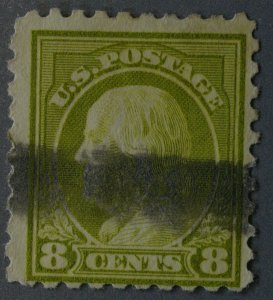 United States #470 VG Used 8 Cent Franklin