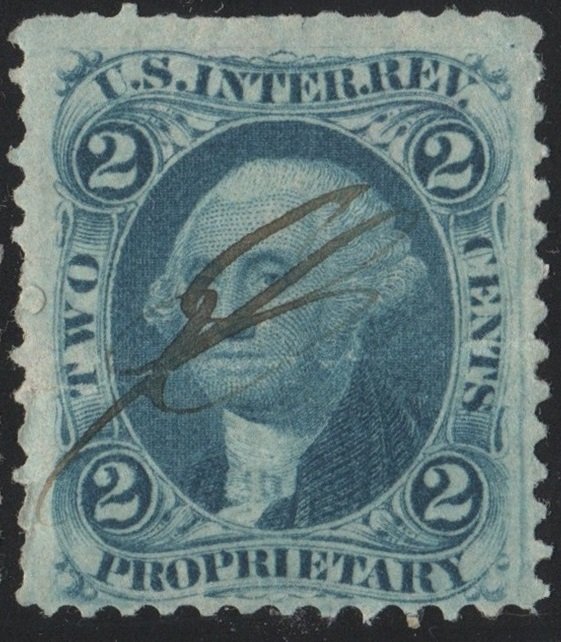 R13c 2¢ Revenue: Proprietary (1862) Used