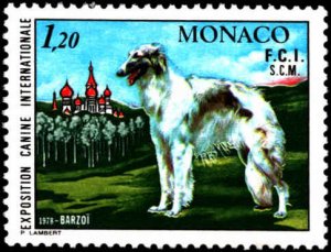 Monaco #1126-1127, Complete Set(2), 1978, Dogs, Never Hinged