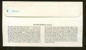 1983 Washington DC - Official Mail Stamp - Spanish Imperial Eagle- Fleetwood FDC