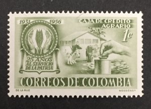 Colombia 1957 #670, Emblem & Dairy Farm, MNH.