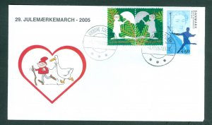 Denmark Cover. 2005. Nykøb Sj.“Christm. Seal Walk# 29. Sc# 1327. H.C. Andersen