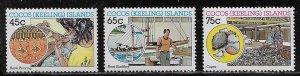 Cocos Islands Scott #'s 166 - 168 MNH