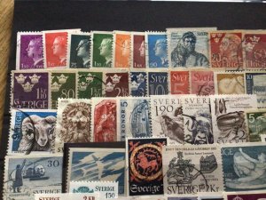 Sweden mounted mint or used stamps  A12381