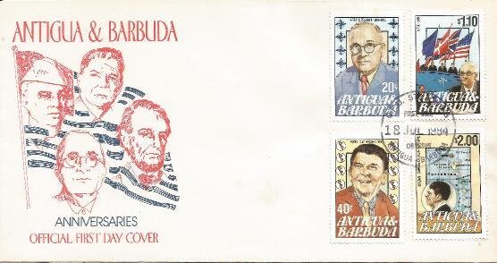 Antigua  US Presidents fdc