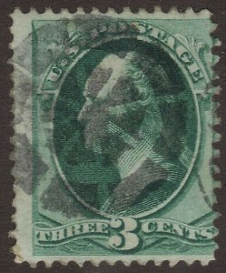 Scott # 147 3c Washington Fancy Cancel SON