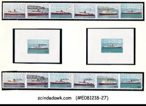 ISLE OF MAN / CALF OF MAN - 1971 SHIPS / EUROPA SET OF 12-STAMPS & 2M/S MNH