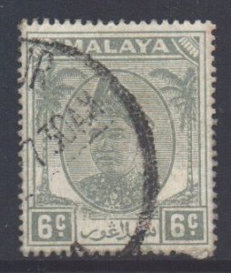 Malaya Selangor Scott 84 - SG95, 1949 Sultan 6c used