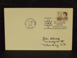 15257   CANADA   FDC # 456      3c Centennial Issue        CV$ 3.00