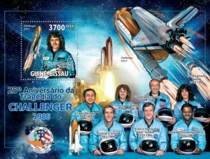 Guinea 2011 MNH - 25th Anniversary of Tragedy of Challenger 1986.