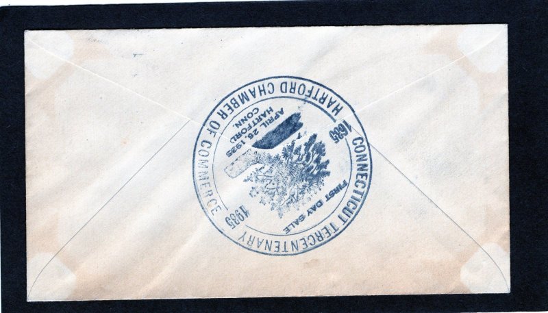 772 Connecticut, FDC unknown cachet addressed