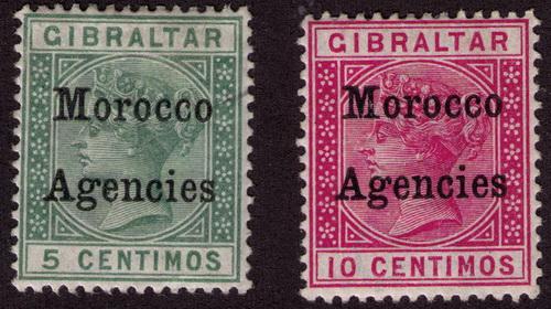 GB - Morocco # 12-3 Mint  VF LH Cat $ 3.45