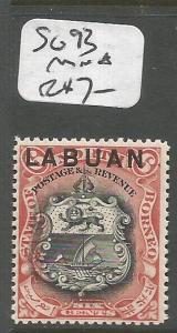 Labuan SG 93 MNH (3cws)