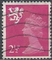 Great Britain: Scotland SMH1 (used) 2½p Machin, brt pink (1971)