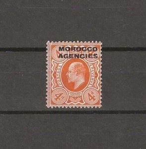 MOROCCO AGENCIES 1907/13 SG 40 MNH Cat £50