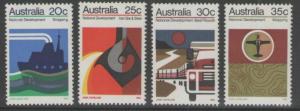 AUSTRALIA SG541/4 1973 NATIONAL DEVELOPMENT MNH