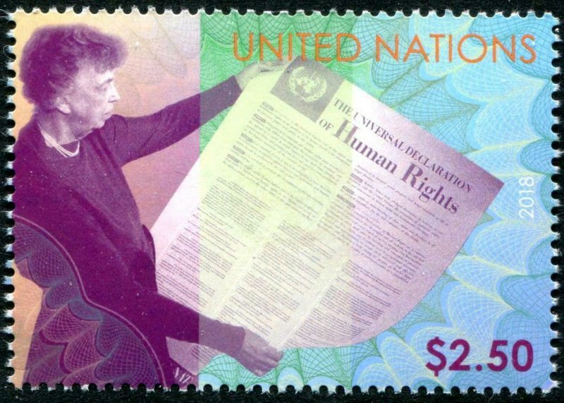 HERRICKSTAMP NEW ISSUES UNITED NATIONS Human Rights (Eleanor Roosevelt)