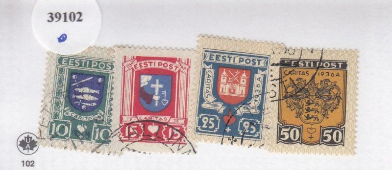 Estonia, Sc #B28-B31, Used (39102)