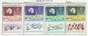 British Antarctic Territory mnh S.C.#  39 - 42