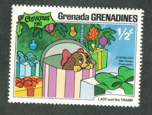 Grenada Grenadines #450 Mint Hinged Lady and the Tramp Disney single