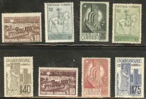 PORTUGAL Scott 587-594  MH* Lisbon Intl Expo set 1940 CV $30