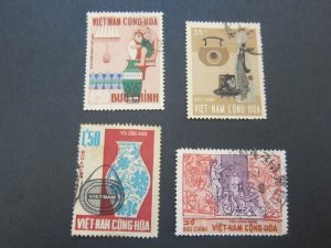 Vietnam 1967 Sc 311-4 set FU