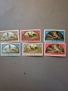 Stamps Sharjah and Dependencies Scott #C28-33 never hinged