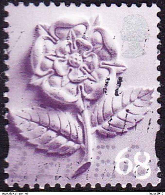GREAT BRITAIN 2002 QEII 68p Deep Reddish Lilac & Silver SGEN5 FU