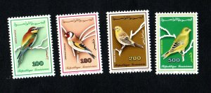 1992- Tunisia - Tunisie- Birds of Tunisia - Oiseaux- Merops apiaster, Carduelis, 