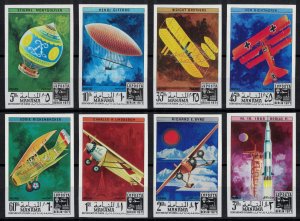 MANAMA 1971 - History of aeronautics/ complete set MNH