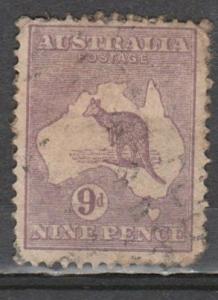 #9 Australia Used 9p purple