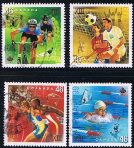 Canada #1801-4 PanAm 1999 VF Used Set