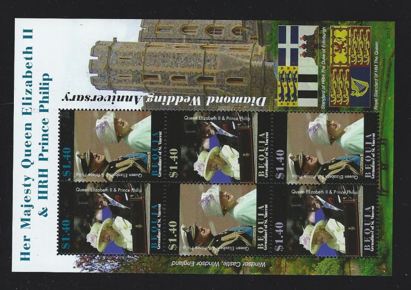 St. Vincent Grenadines  Bequia souvenir sheet  mnh sc 409-410